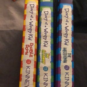 Diary of a wimpy kids books 11 -12- 13